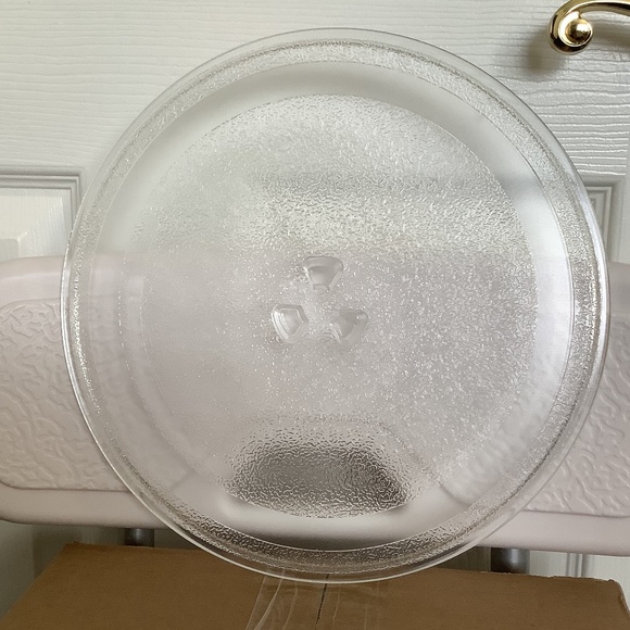 Replacement LG Microwave Lmc0975st Glass Plate Turntable & Guide Roller Ring - Picture 3 of 6